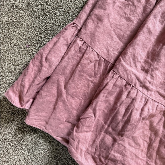 Country Road Organically Grown Linen Tiered Maxi Skirt - Picture 3 of 4